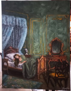 Tormentas da Noite - Pintura em tela